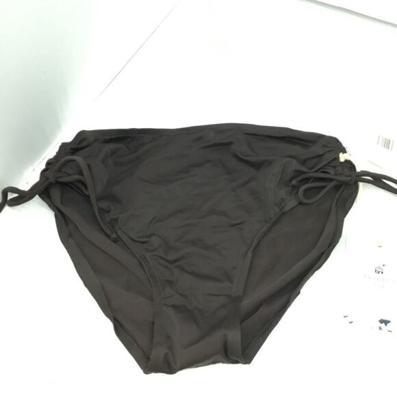 Caribbean Joe Solid Adjustable Bikini Bottom (C) - Picture 1 of 7